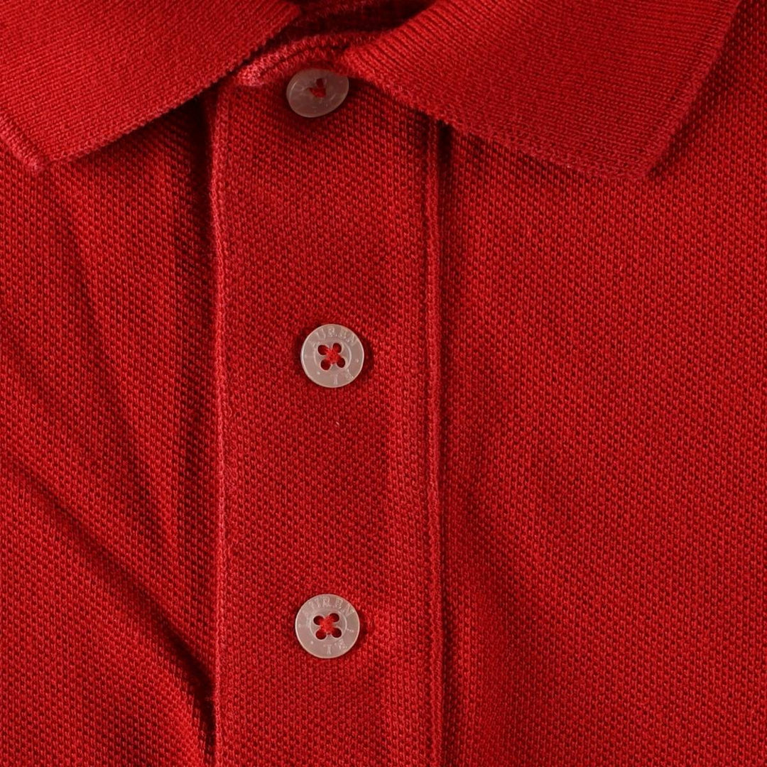 Ralph Lauren LAUREN Lauren short sleeve polo shirt, women's size M cotton red type Vintage Second Hand