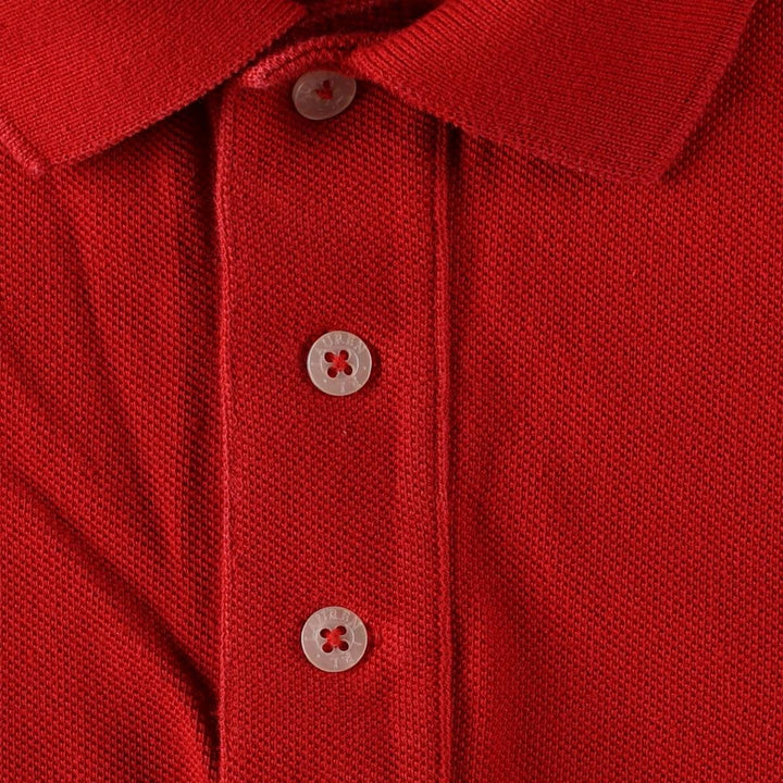 Ralph Lauren LAUREN Lauren short sleeve polo shirt, women's size M cotton red type Vintage Second Hand
