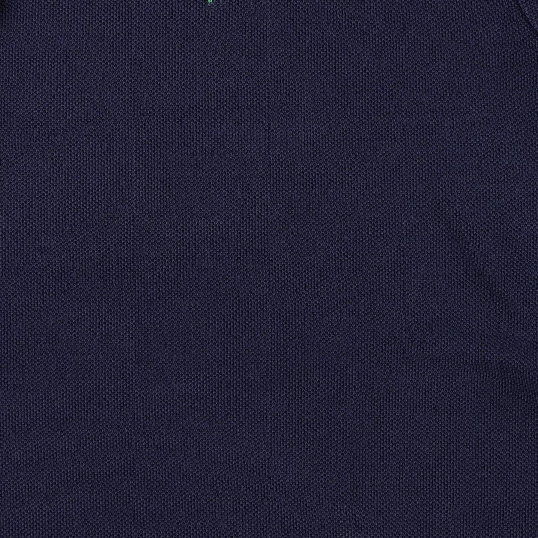 Ralph Lauren POLO RALPH LAUREN THE SKINNY POLO Short-Sleeve Polo Shirt, Women's Size XL (approx.) cotton navy blue type Vintage Second Hand