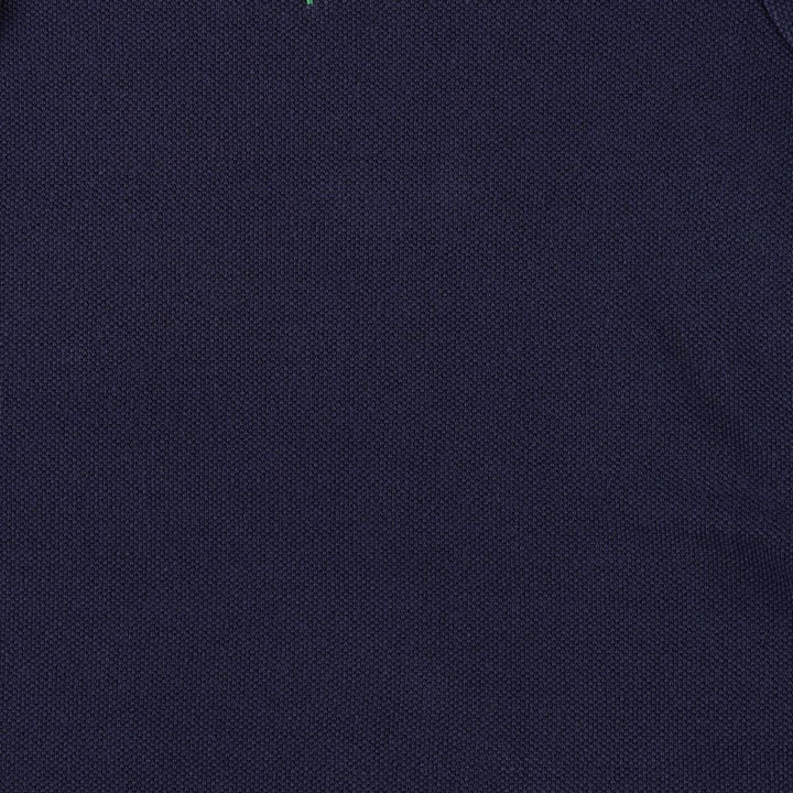 Ralph Lauren POLO RALPH LAUREN THE SKINNY POLO Short-Sleeve Polo Shirt, Women's Size XL (approx.) cotton navy blue type Vintage Second Hand