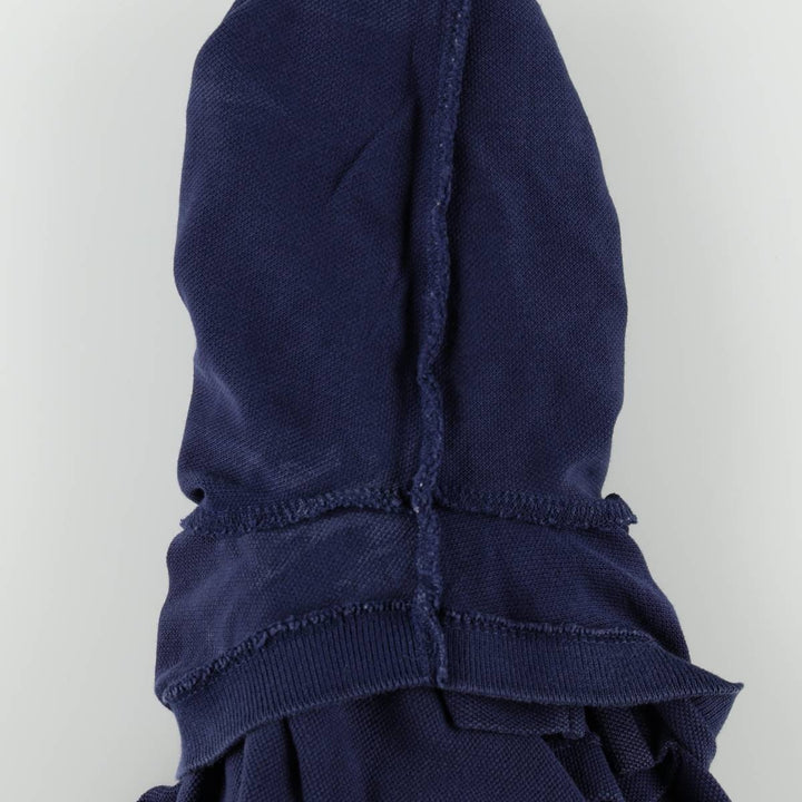Ralph Lauren POLO RALPH LAUREN THE SKINNY POLO Short-Sleeve Polo Shirt, Women's Size XL (approx.) cotton navy blue type Vintage Second Hand