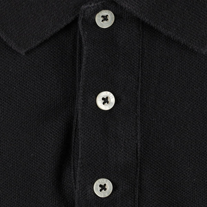 Ralph Lauren LAUREN Lauren short sleeve polo shirt, women's size M cotton black type Vintage Second Hand