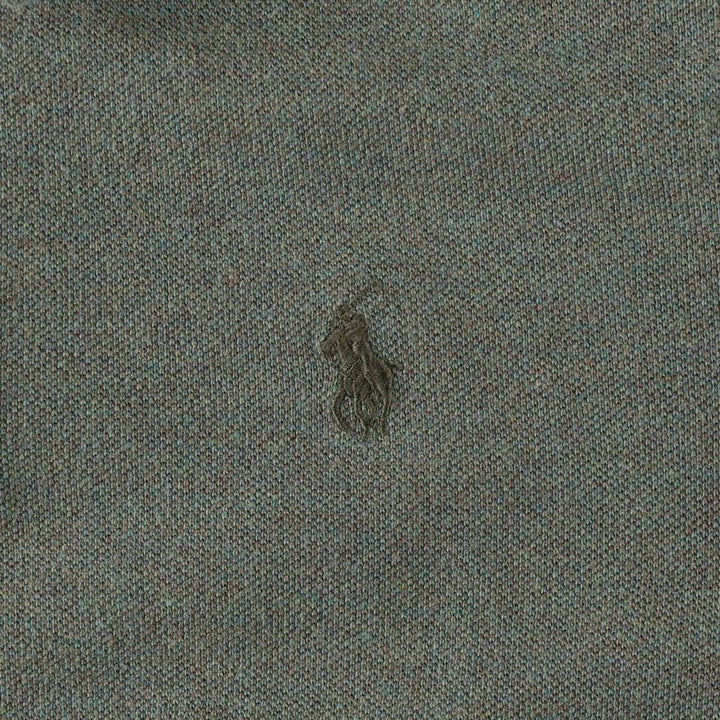 Ralph Lauren POLO RALPH LAUREN SKINNY FIT Short-Sleeve Polo Shirt, Women's Size M (approx.) cotton Khaki type Vintage Second Hand