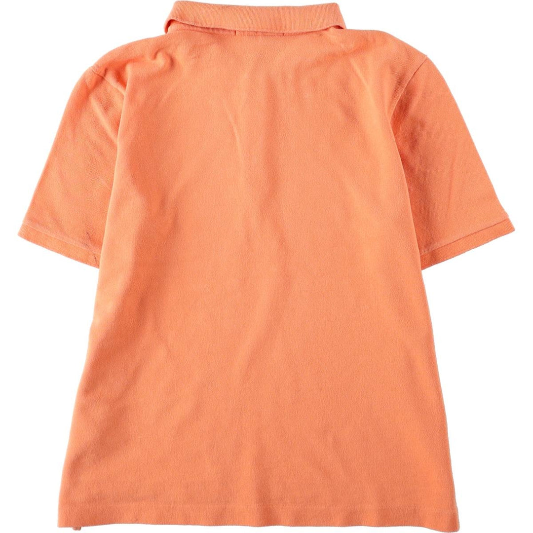 Ralph Lauren LAUREN Lauren short sleeve polo shirt, women's size L cotton orange type Vintage Second Hand