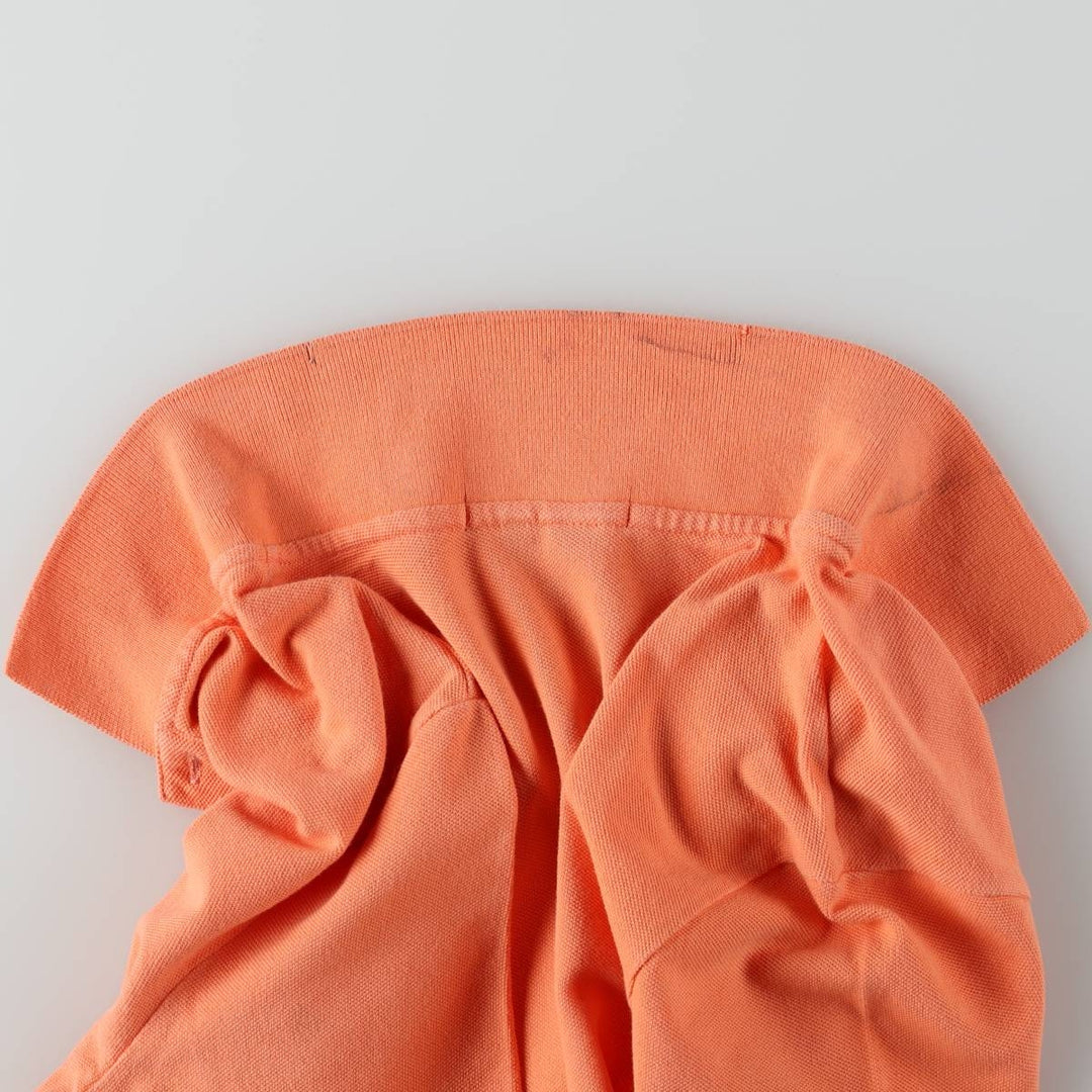 Ralph Lauren LAUREN Lauren short sleeve polo shirt, women's size L cotton orange type Vintage Second Hand