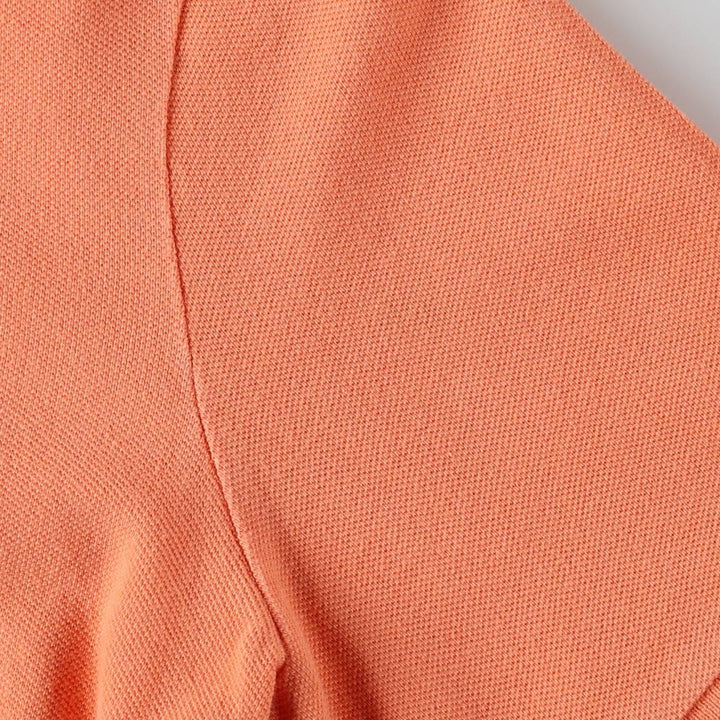 Ralph Lauren LAUREN Lauren short sleeve polo shirt, women's size L cotton orange type Vintage Second Hand