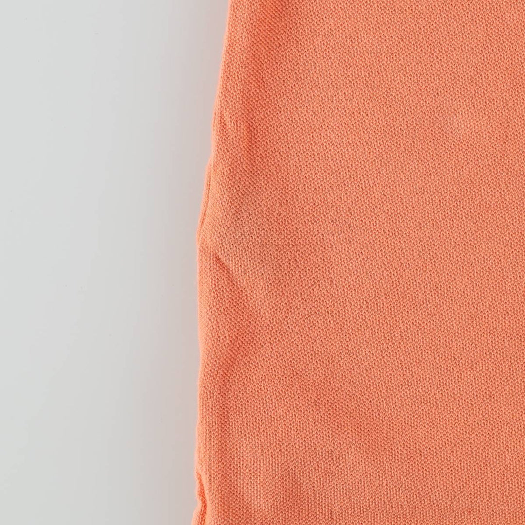 Ralph Lauren LAUREN Lauren short sleeve polo shirt, women's size L cotton orange type Vintage Second Hand