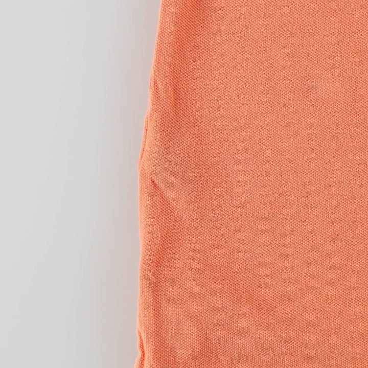 Ralph Lauren LAUREN Lauren short sleeve polo shirt, women's size L cotton orange type Vintage Second Hand