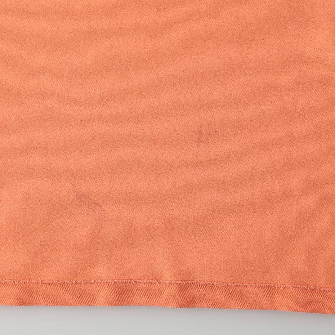 Ralph Lauren LAUREN Lauren short sleeve polo shirt, women's size L cotton orange type Vintage Second Hand