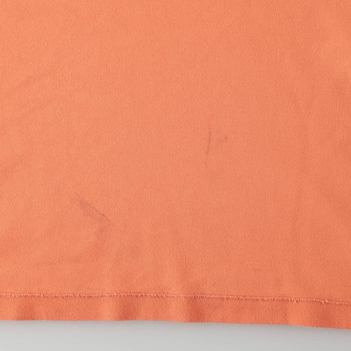 Ralph Lauren LAUREN Lauren short sleeve polo shirt, women's size L cotton orange type Vintage Second Hand
