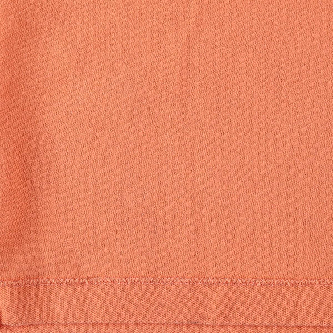Ralph Lauren LAUREN Lauren short sleeve polo shirt, women's size L cotton orange type Vintage Second Hand