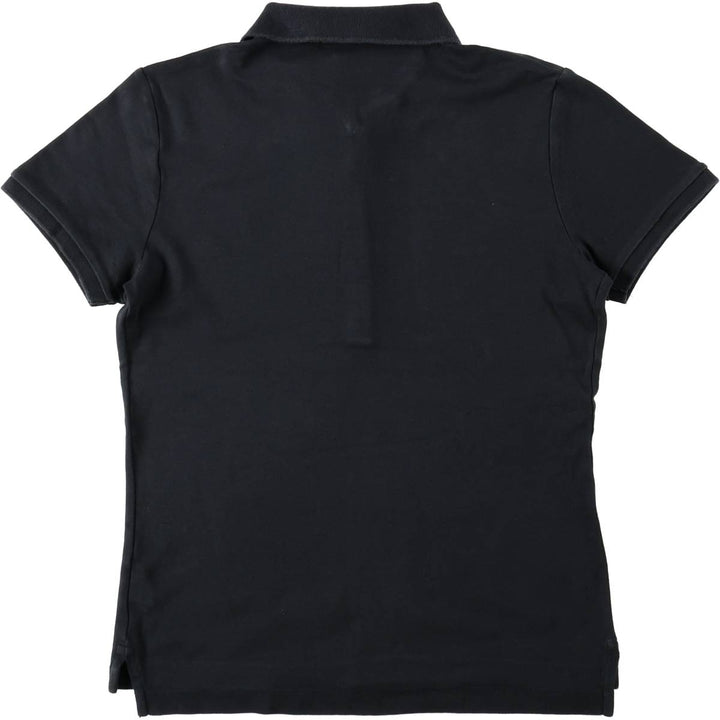 Ralph Lauren RALPH LAUREN SPORT SLIM FIT Short-Sleeve Polo Shirt, Women's Size L (approx.) cotton black type Vintage Second Hand