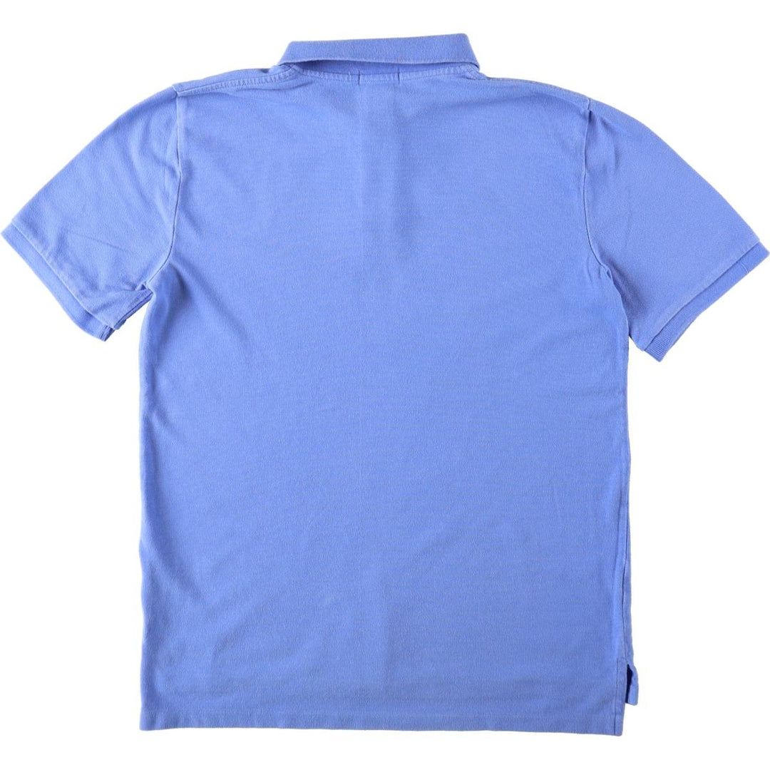 Ralph Lauren POLO by Ralph Lauren short sleeve polo shirt, women's size L cotton blue type Vintage Second Hand