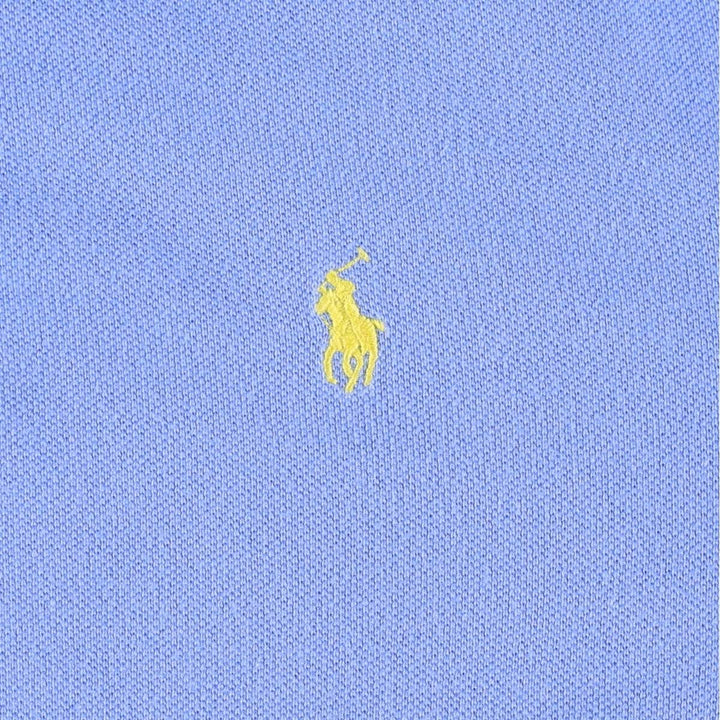 Ralph Lauren POLO by Ralph Lauren short sleeve polo shirt, women's size L cotton blue type Vintage Second Hand