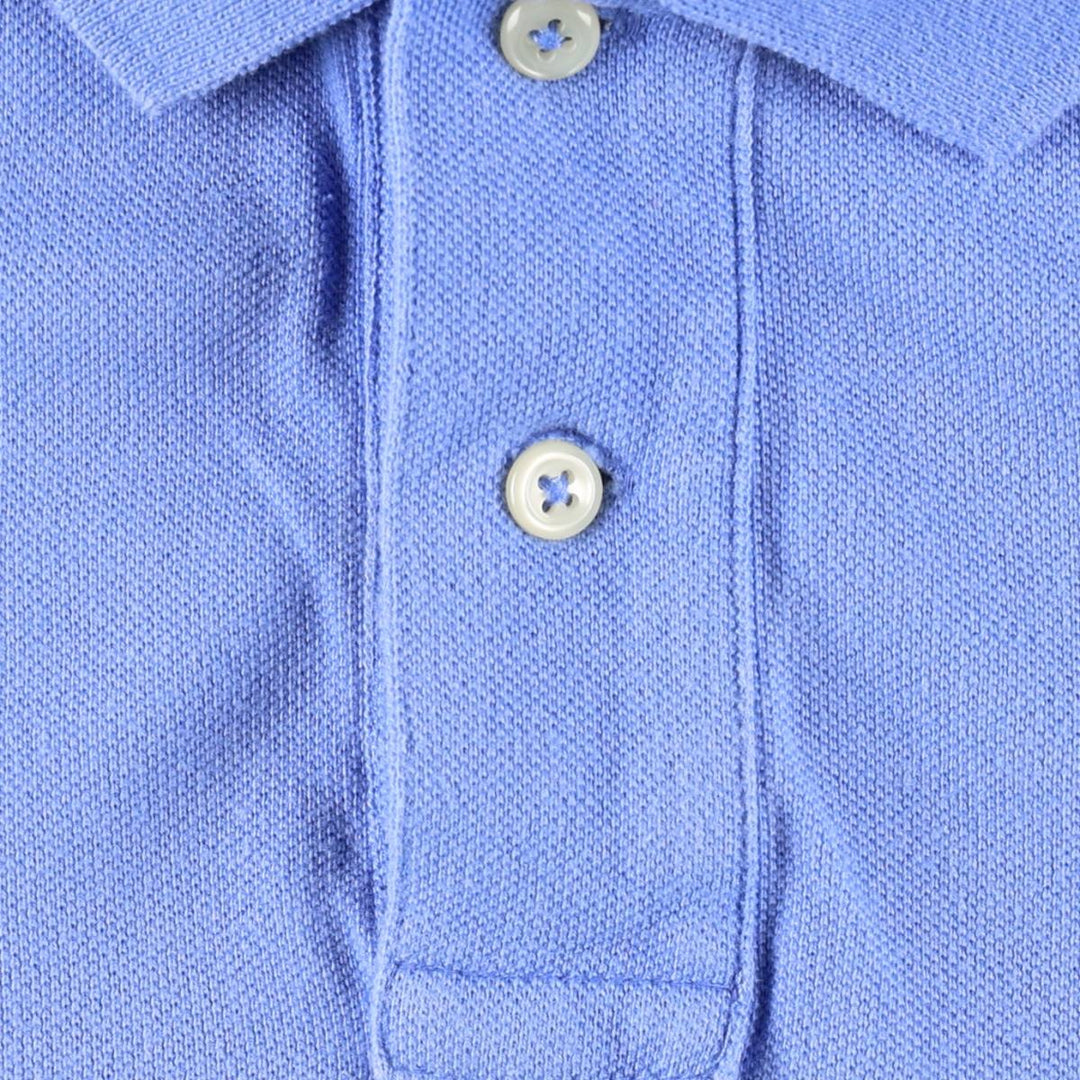 Ralph Lauren POLO by Ralph Lauren short sleeve polo shirt, women's size L cotton blue type Vintage Second Hand