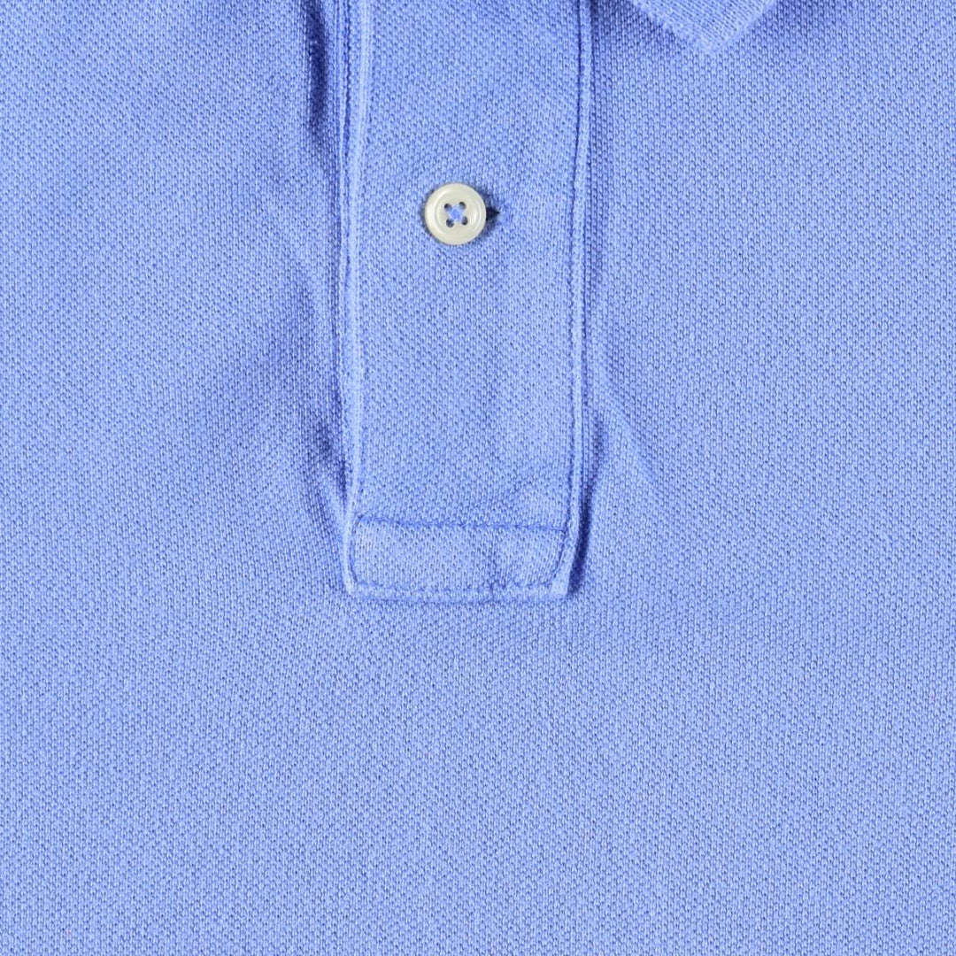 Ralph Lauren POLO by Ralph Lauren short sleeve polo shirt, women's size L cotton blue type Vintage Second Hand