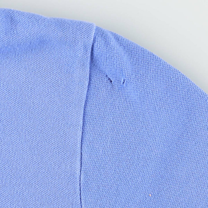 Ralph Lauren POLO by Ralph Lauren short sleeve polo shirt, women's size L cotton blue type Vintage Second Hand