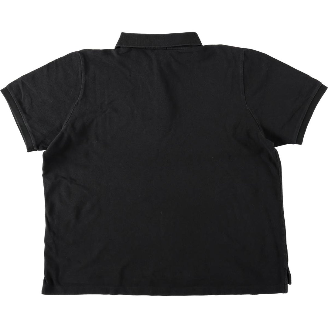Ralph Lauren LAUREN Lauren short sleeve polo shirt, women's size XL cotton black type Vintage Second Hand