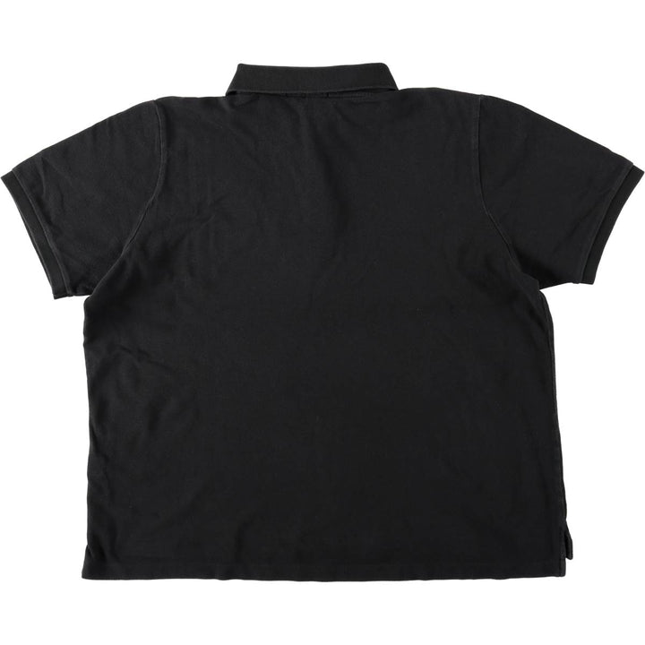 Ralph Lauren LAUREN Lauren short sleeve polo shirt, women's size XL cotton black type Vintage Second Hand