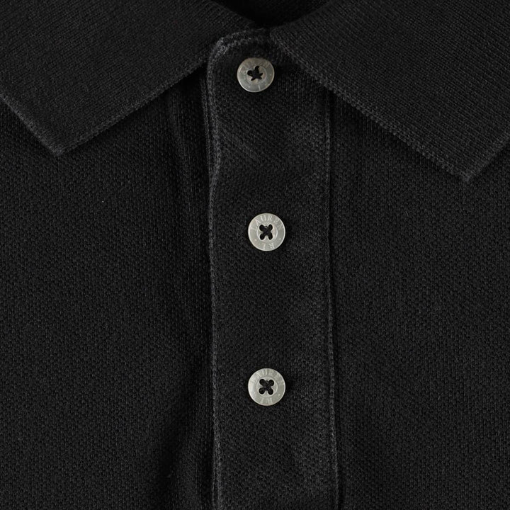 Ralph Lauren LAUREN Lauren short sleeve polo shirt, women's size XL cotton black type Vintage Second Hand
