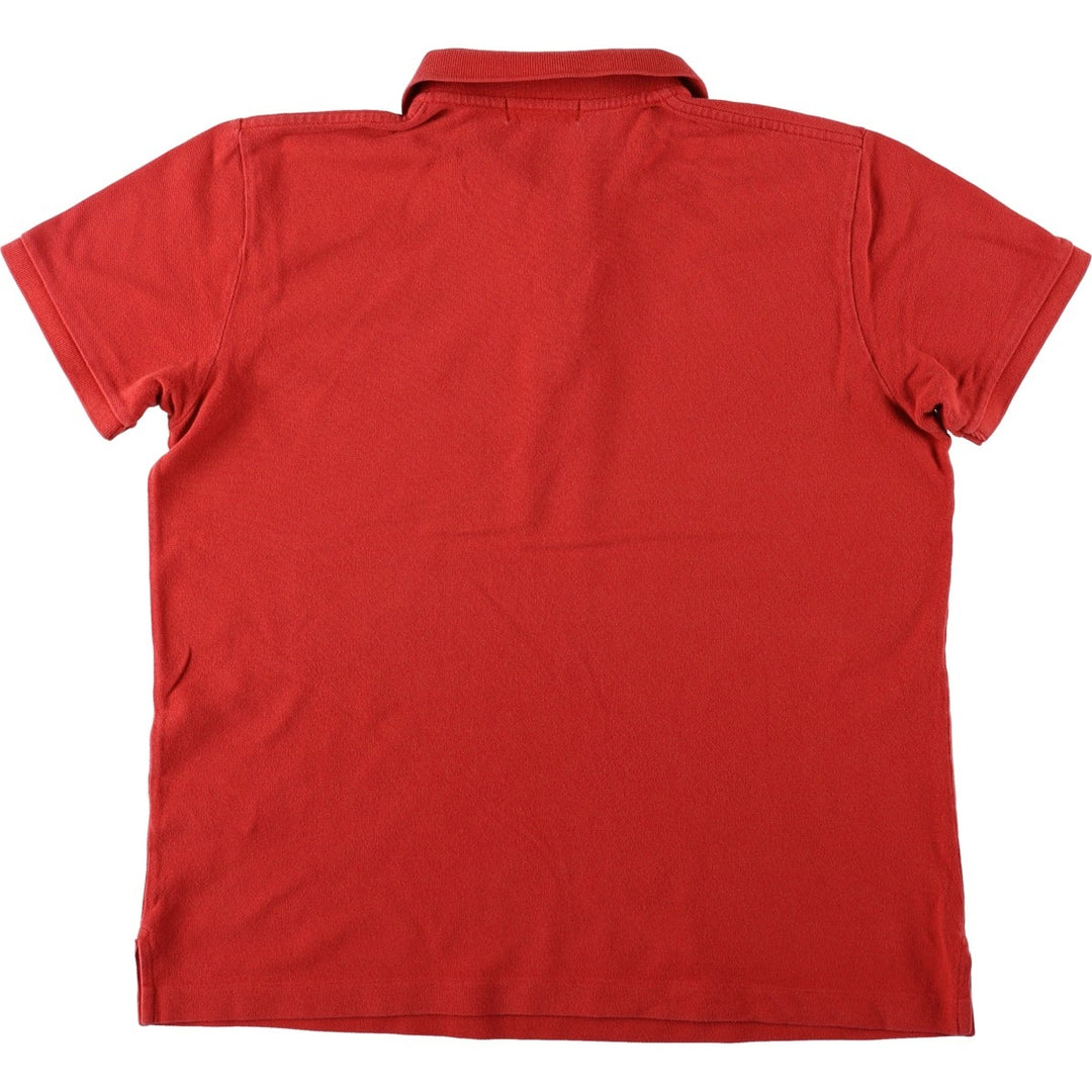 Ralph Lauren LAUREN Lauren short sleeve polo shirt, women's size L unclear red type Vintage Second Hand