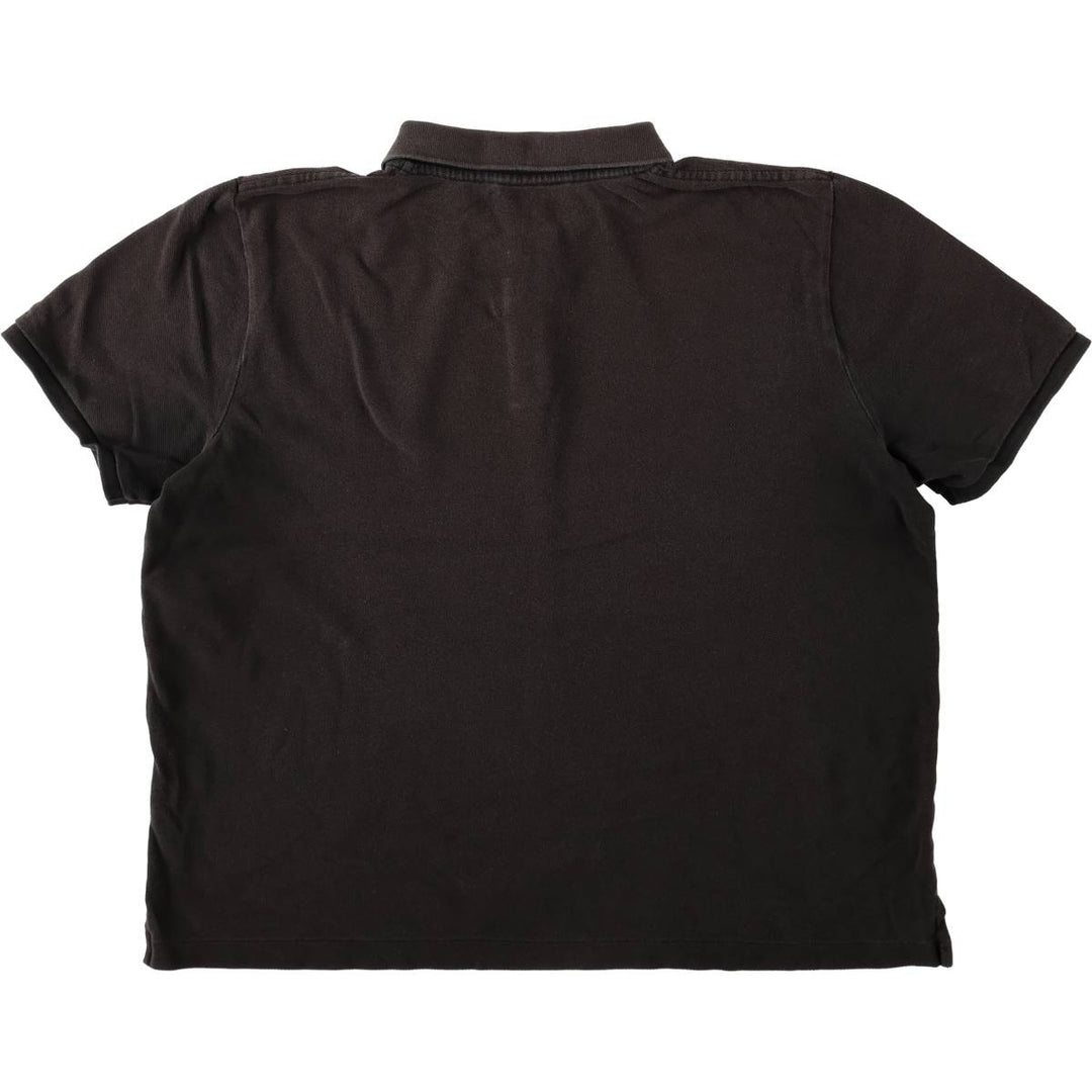 Ralph Lauren LAUREN Lauren short sleeve polo shirt, women's size XL cotton black type Vintage Second Hand
