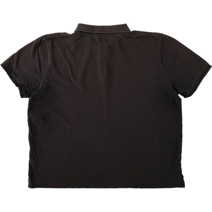 Ralph Lauren LAUREN Lauren short sleeve polo shirt, women's size XL cotton black type Vintage Second Hand