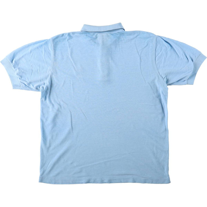 80s-90'S Puma Short-Sleeve Polo Shirt, Women's Size L (Equivalent), Vintage cotton Blue type light blue Vintage Second Hand