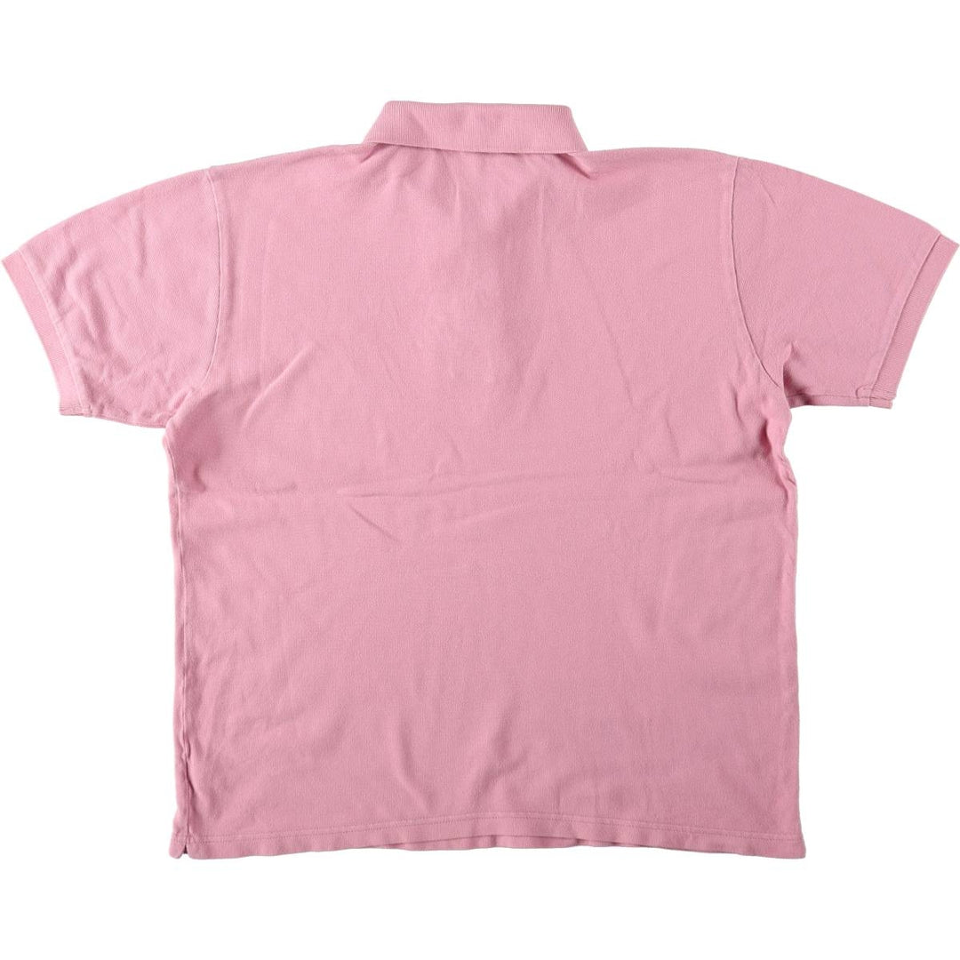 Benetton UNITED COLORS OF BENETTON Short-Sleeve Polo Shirt, Women's Size S (approx.) cotton pink type Vintage Second Hand