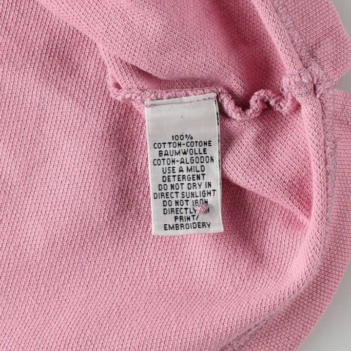 Benetton UNITED COLORS OF BENETTON Short-Sleeve Polo Shirt, Women's Size S (approx.) cotton pink type Vintage Second Hand