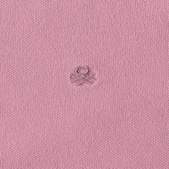 Benetton UNITED COLORS OF BENETTON Short-Sleeve Polo Shirt, Women's Size S (approx.) cotton pink type Vintage Second Hand