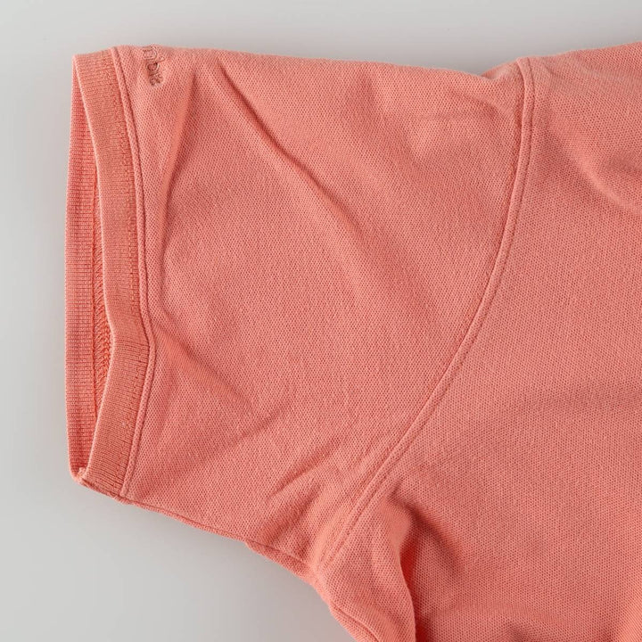 2000'S Columbia Short-Sleeve Polo Shirt, Women's Size L (approx.) cotton coral Vintage Second Hand