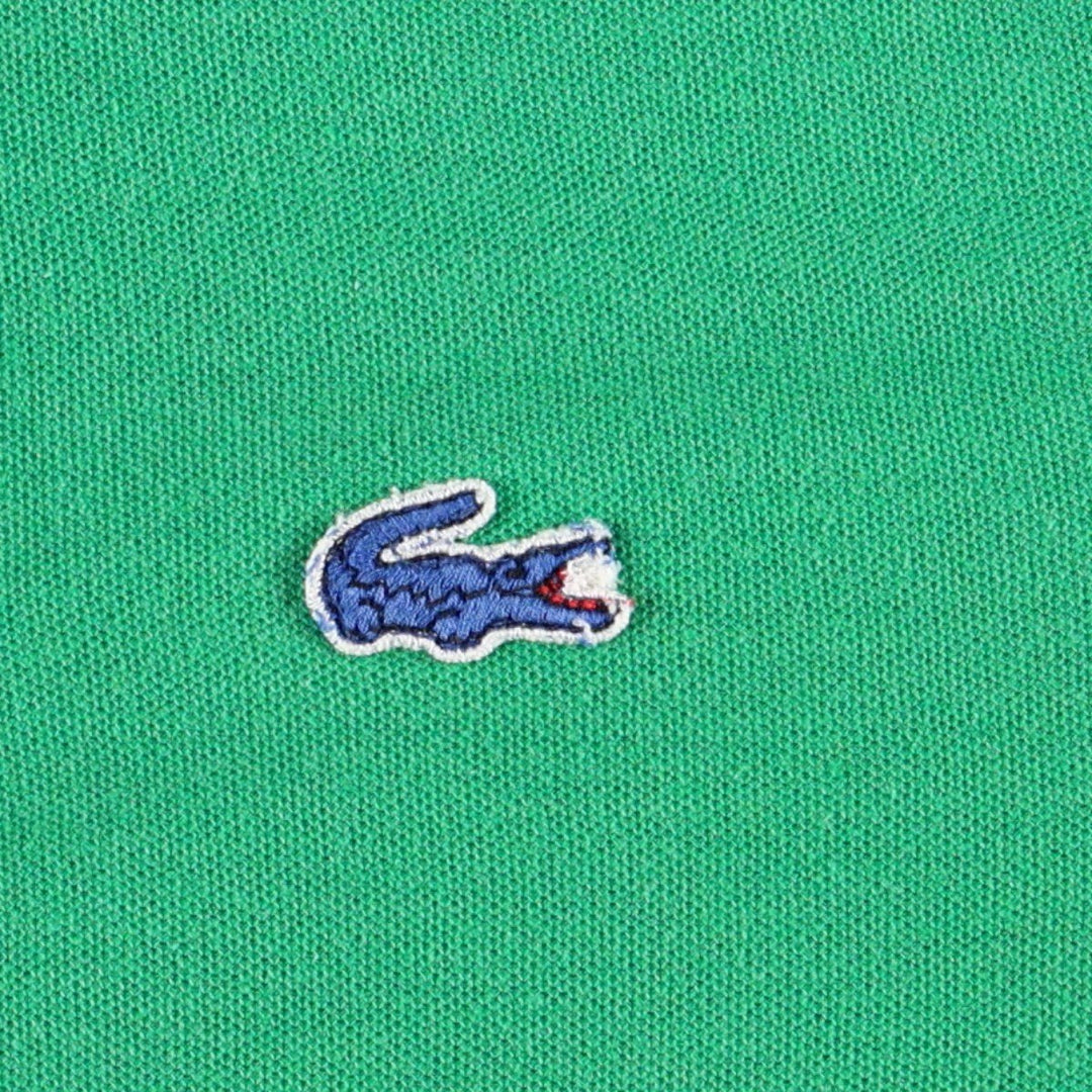 1970'S Lacoste IZOD JG Short-Sleeve Polo Shirt, Women's Size S (Equivalent), Vintage cotton green type Vintage Second Hand