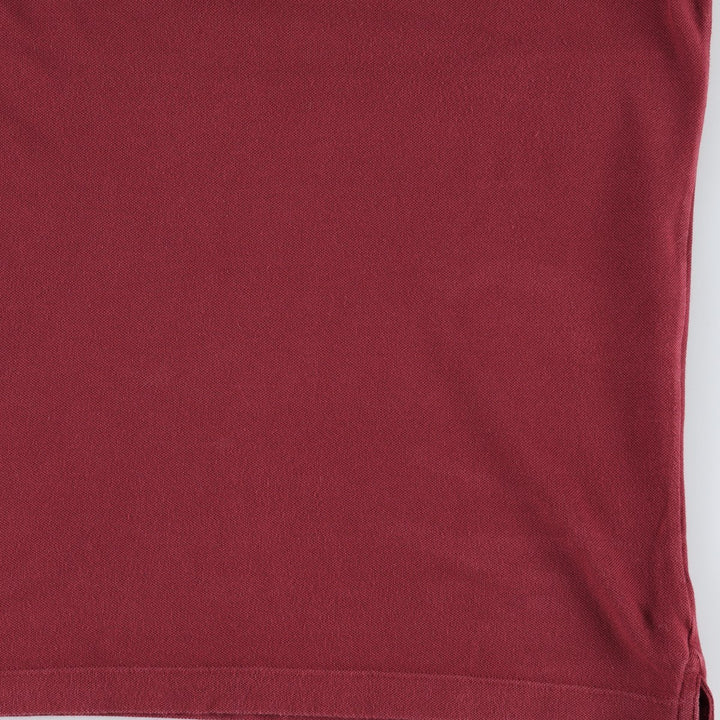 Lacoste SLIM FIT Short-Sleeve Polo Shirt, Size 2 (Men's XS equivalent) cotton wine-red Vintage Second Hand