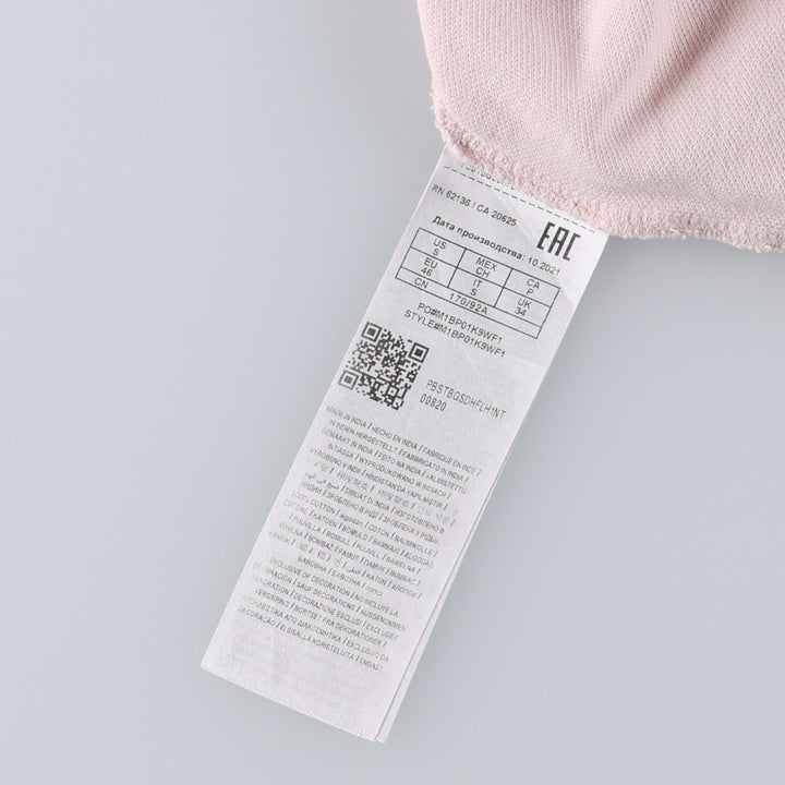Guess Regular Fit Short-Sleeve Polo Shirt, Women's Size S (approx.) cotton pink type Vintage Second Hand