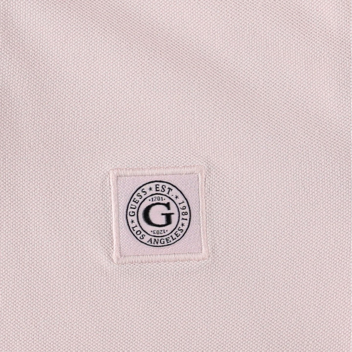 Guess Regular Fit Short-Sleeve Polo Shirt, Women's Size S (approx.) cotton pink type Vintage Second Hand