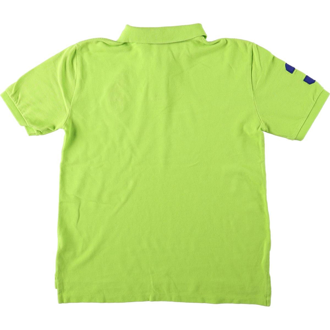 Ralph Lauren POLO by Ralph Lauren Big Pony Short-Sleeve Polo Shirt, Women's Size M (approx.) cotton green type yellow green Vintage Second Hand