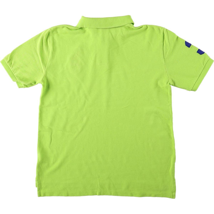Ralph Lauren POLO by Ralph Lauren Big Pony Short-Sleeve Polo Shirt, Women's Size M (approx.) cotton green type yellow green Vintage Second Hand