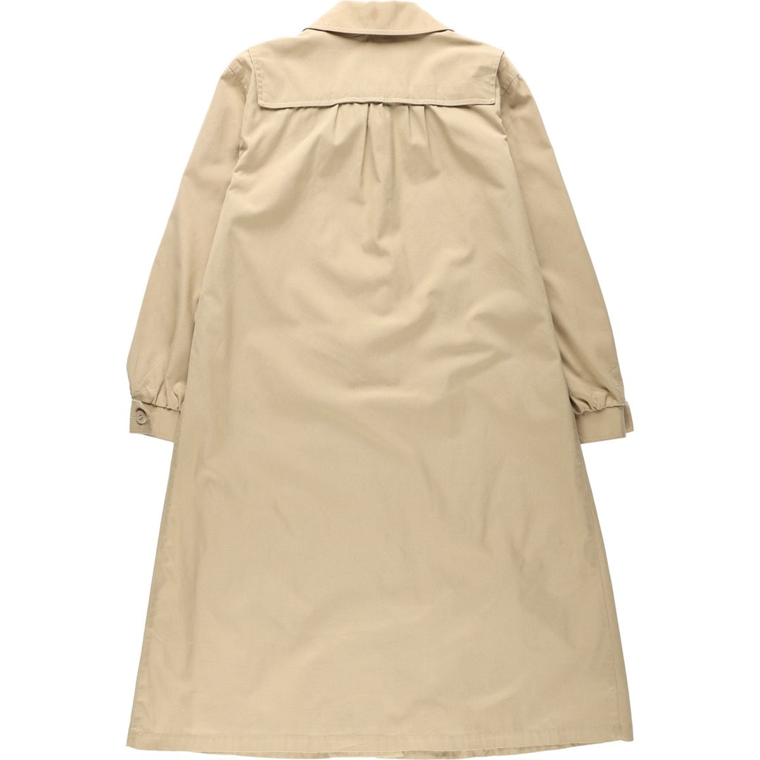 1970'S London Fog Balmacaan Coat (Women's Size L equivalent) Vintage polyester Beige type Vintage Second Hand