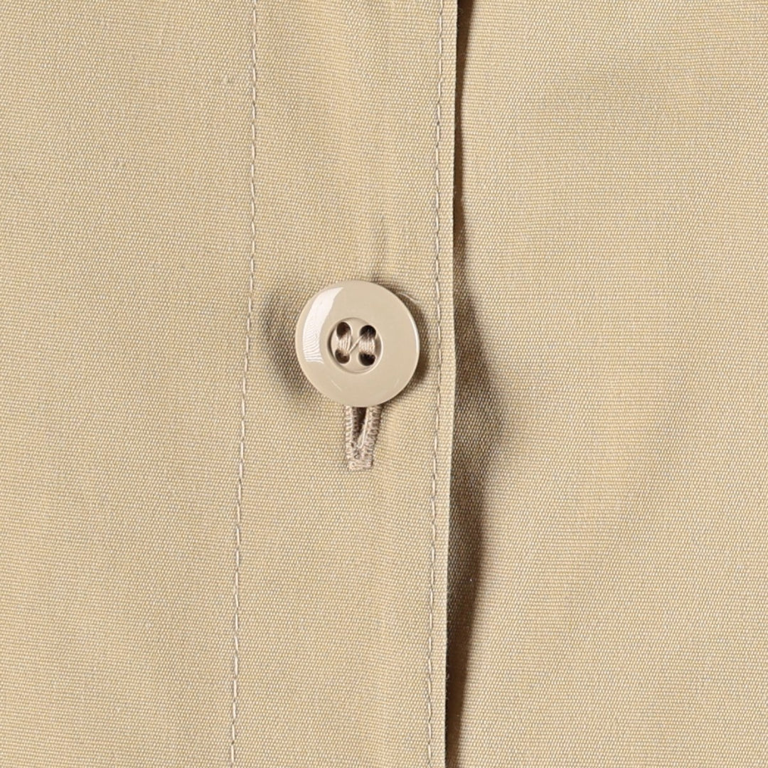 1970'S London Fog Balmacaan Coat (Women's Size L equivalent) Vintage polyester Beige type Vintage Second Hand