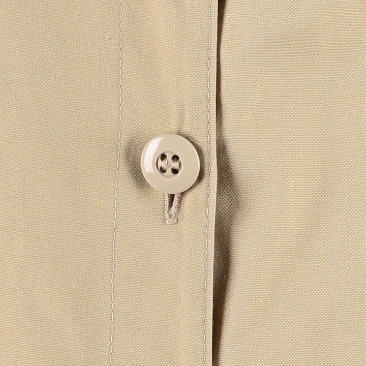 1970'S London Fog Balmacaan Coat (Women's Size L equivalent) Vintage polyester Beige type Vintage Second Hand