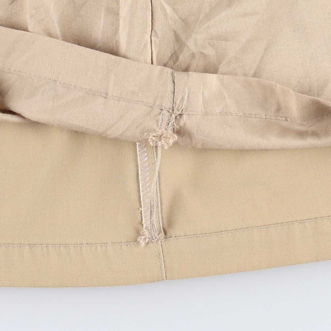 1970'S London Fog Balmacaan Coat (Women's Size L equivalent) Vintage polyester Beige type Vintage Second Hand