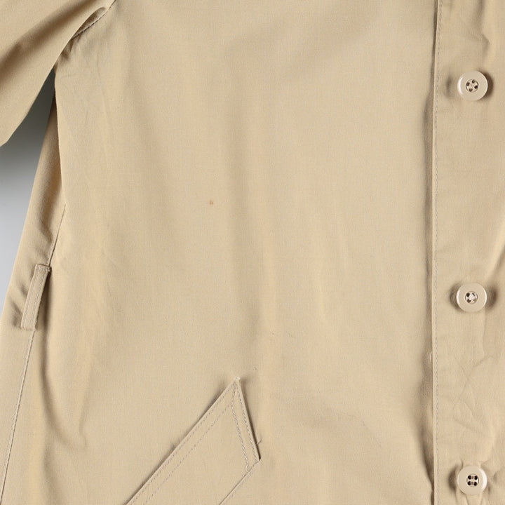 1970'S London Fog Balmacaan Coat (Women's Size L equivalent) Vintage polyester Beige type Vintage Second Hand
