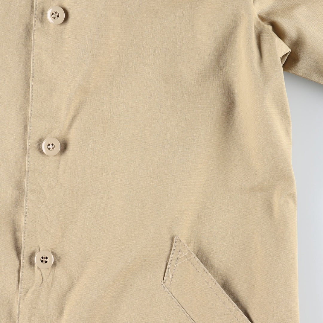 1970'S London Fog Balmacaan Coat (Women's Size L equivalent) Vintage polyester Beige type Vintage Second Hand