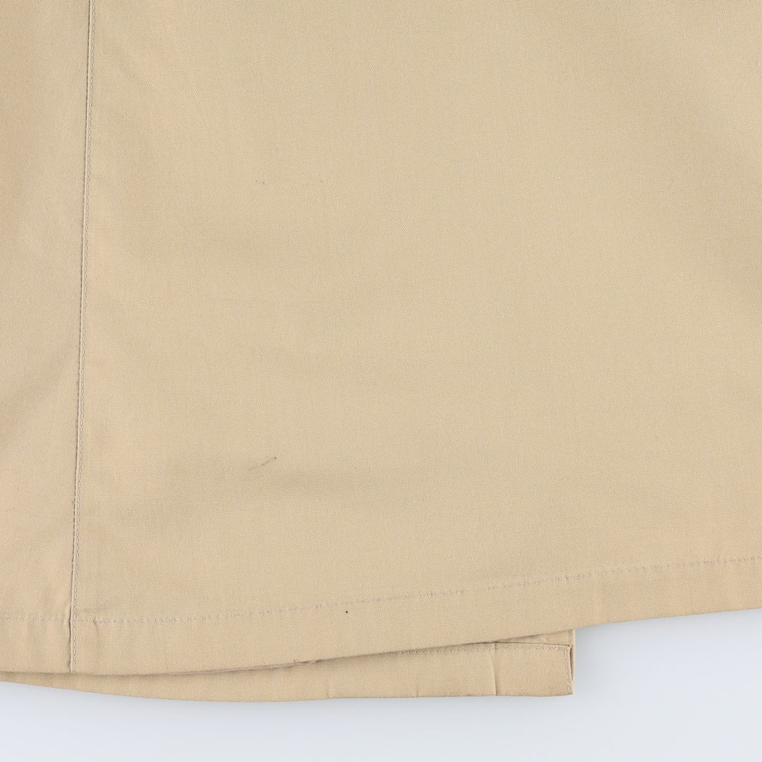 1970'S London Fog Balmacaan Coat (Women's Size L equivalent) Vintage polyester Beige type Vintage Second Hand
