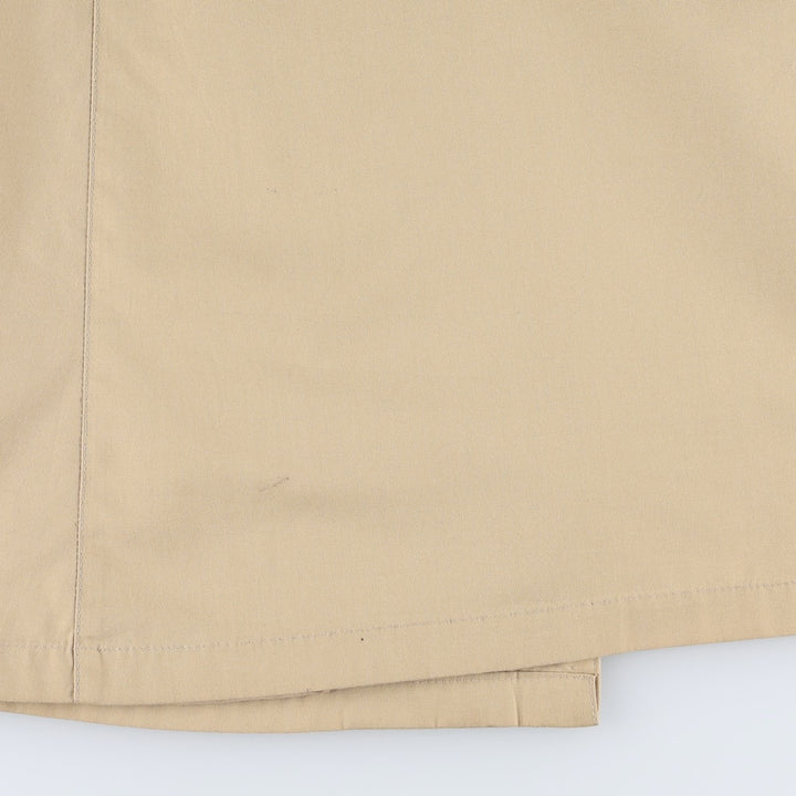 1970'S London Fog Balmacaan Coat (Women's Size L equivalent) Vintage polyester Beige type Vintage Second Hand