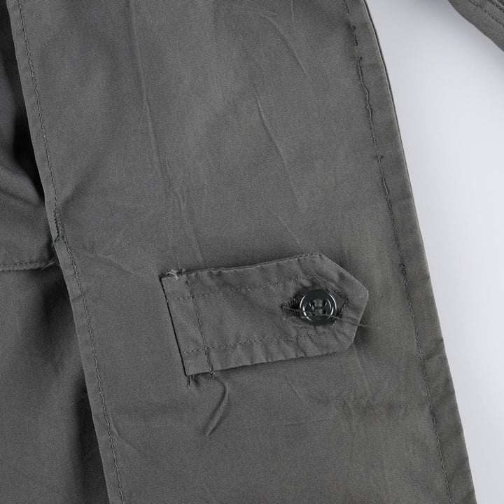 1960'S US Military Issue Trench Coat, Made in USA, Size 36 (Men's S equivalent), Vintage cotton Khaki type Vintage Second Hand