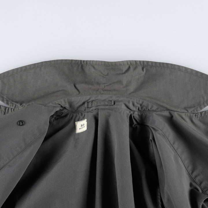 1960'S US Military Issue Trench Coat, Made in USA, Size 36 (Men's S equivalent), Vintage cotton Khaki type Vintage Second Hand