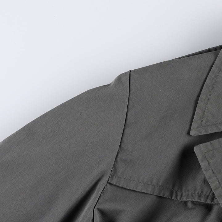 1960'S US Military Issue Trench Coat, Made in USA, Size 36 (Men's S equivalent), Vintage cotton Khaki type Vintage Second Hand