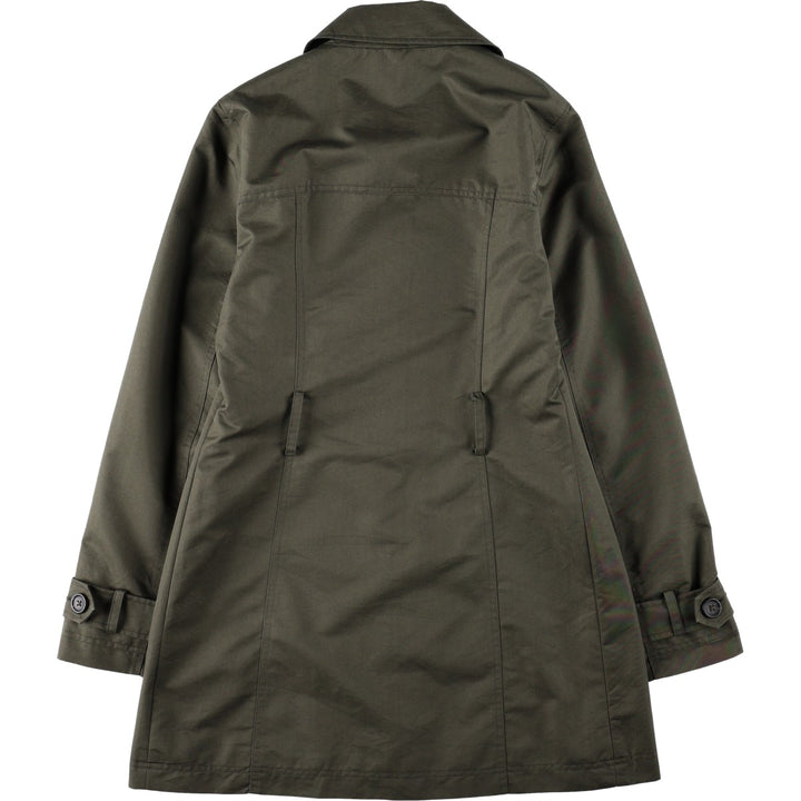 90s-00'S LL Bean Balmacaan Coat (Women's Size S equivalent) Vintage cotton Khaki type Vintage Second Hand